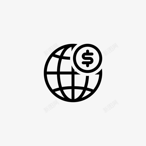 全球经济金融图标svg_新图网 https://ixintu.com 全球 经济 金融 金融3