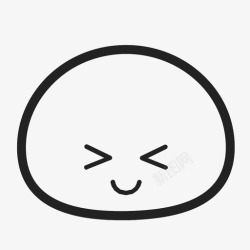 日本年糕摩奇甜点夏威夷图标高清图片