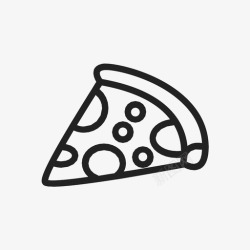 雷拉披萨食物意大利图标高清图片