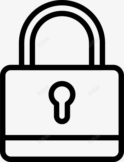 锁应用程序按钮图标svg_新图网 https://ixintu.com Pretycons基本概述 交互 应用程序 按钮 文件 通信 锁