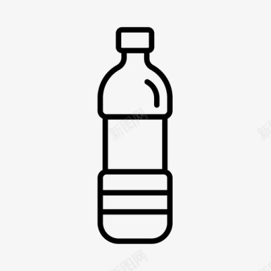 水瓶饮料运动图标图标