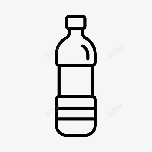 水瓶饮料运动图标svg_新图网 https://ixintu.com 塑料瓶 水瓶 瓶子 补水 运动 饮料