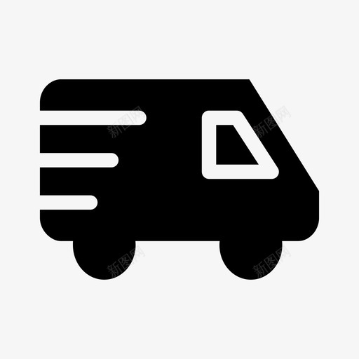 送货车送货箱图标svg_新图网 https://ixintu.com 送货箱 送货车