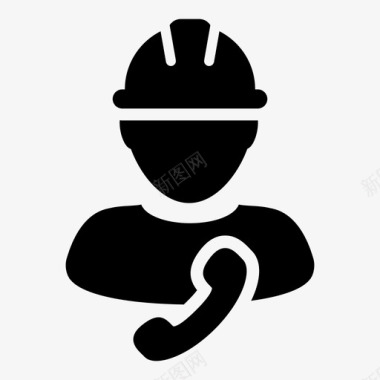 工人建筑男性图标图标