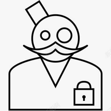 帐户密码安全性图标图标