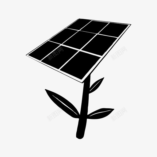 太阳能板能源环境图标svg_新图网 https://ixintu.com 太阳能 太阳能板 手绘素描 欣欣向荣 环境 电力 能源