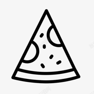 披萨多米诺快餐图标图标