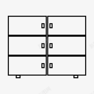 家具橱柜装饰图标图标