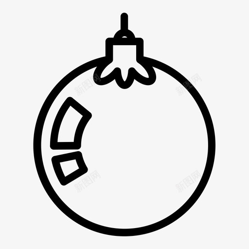 采购产品圣诞树装饰品圣诞树装饰品球图标svg_新图网 https://ixintu.com 圣诞图标 圣诞树装饰品 球 装饰 采购产品圣诞树装饰品
