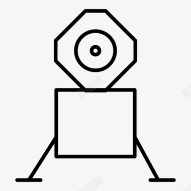 科学汽车机器图标图标