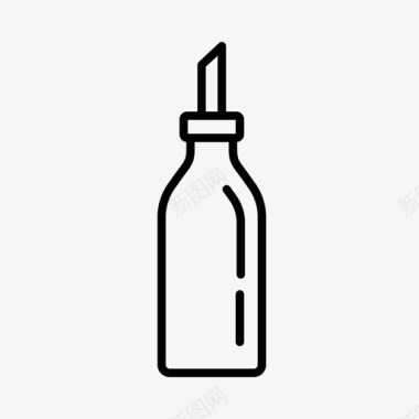 瓶子调味品油图标图标
