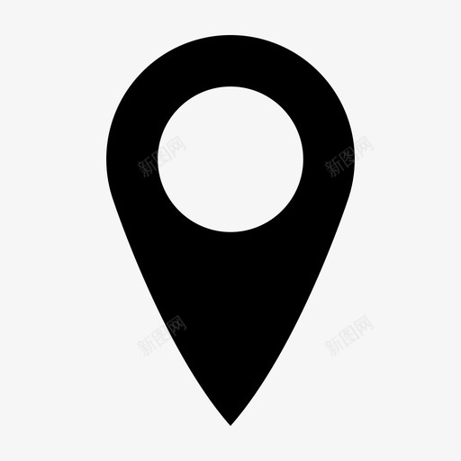gps目的地地图图标svg_新图网 https://ixintu.com gps 位置 地图 地图针 标记 目的地
