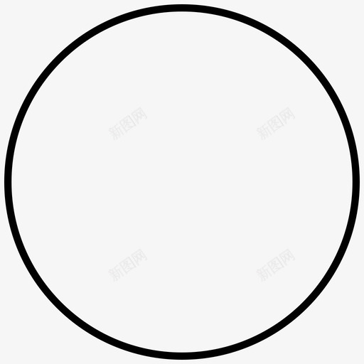 圆球几何形状图标svg_新图网 https://ixintu.com 几何形状 圆 球