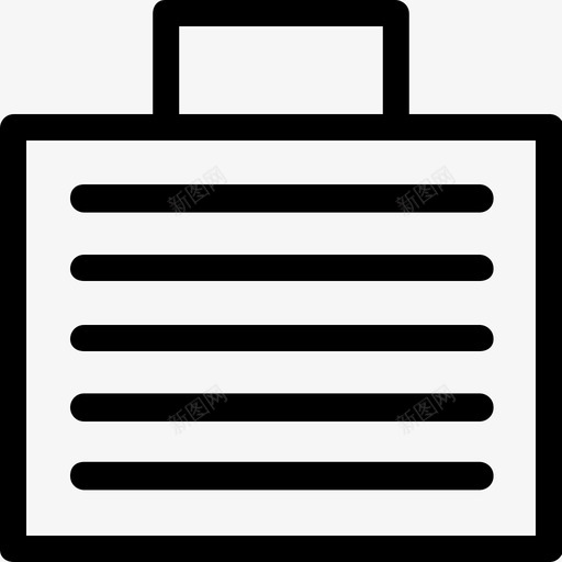 公文包包财务图标svg_新图网 https://ixintu.com 公文包 包 财务