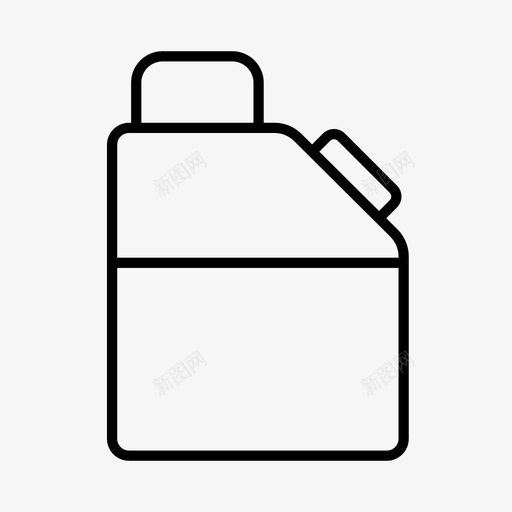 清洁剂瓶子家务图标svg_新图网 https://ixintu.com 家务 汽油 洗涤液 清洁剂 瓶子