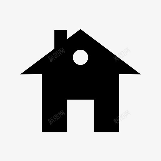 房子建筑物商业图标svg_新图网 https://ixintu.com 住宅 商业 地产 建筑物 房地产 房子