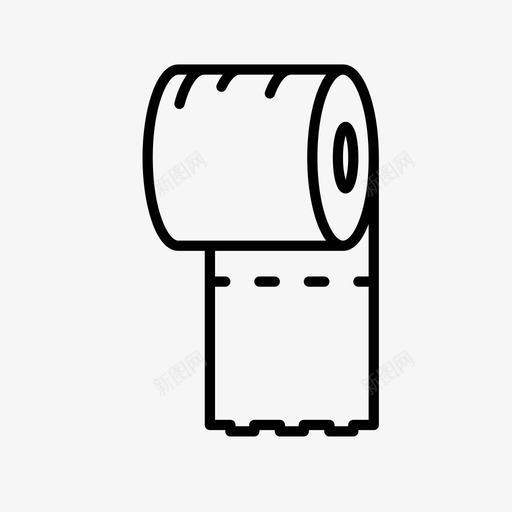 卫生纸清洁卫生图标svg_新图网 https://ixintu.com 卫生 卫生纸 清洁