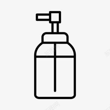 肥皂美容奶瓶图标图标