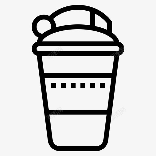摇瓶机饮料能量图标svg_新图网 https://ixintu.com 摇瓶机 能量 蛋白质 运动健身 饮料