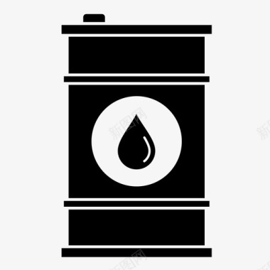 油桶燃料工业图标图标