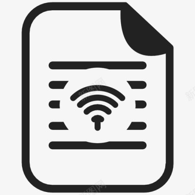 wifi文档共享文档图标图标