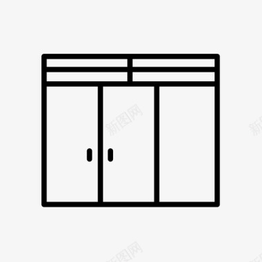 衣柜家具2套图标图标