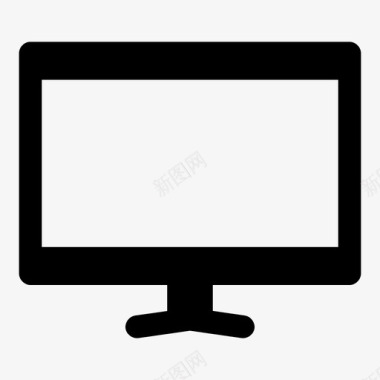 显示器计算机设备计算机终端图标图标