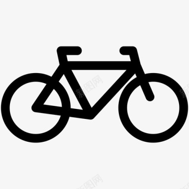 自行车运动大纲图标图标