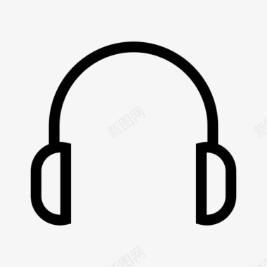 耳机基本用户界面集合图标图标