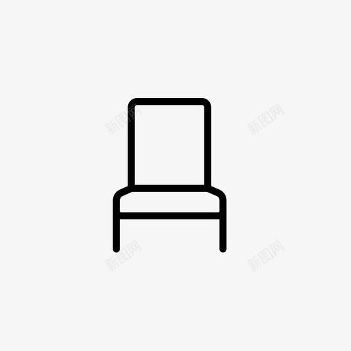 椅子座椅家具套件2图标svg_新图网 https://ixintu.com 家具套件2 座椅 椅子
