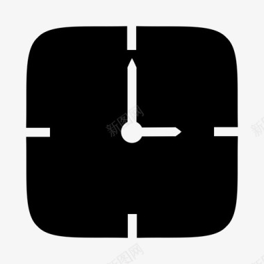 时钟闹钟日程表图标图标