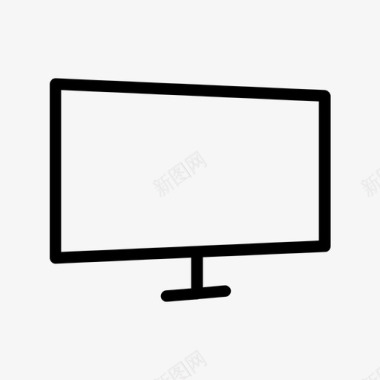 宽屏大屏幕电视图标图标