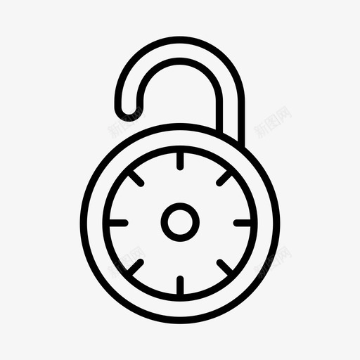 安全密码锁电子商务图标svg_新图网 https://ixintu.com 安全 密码锁 电子商务 解锁
