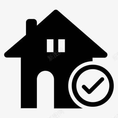 住房贷款批准抵押图标图标