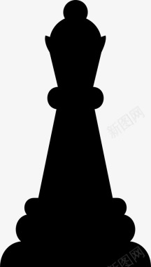 国际象棋象棋比赛皇后图标图标