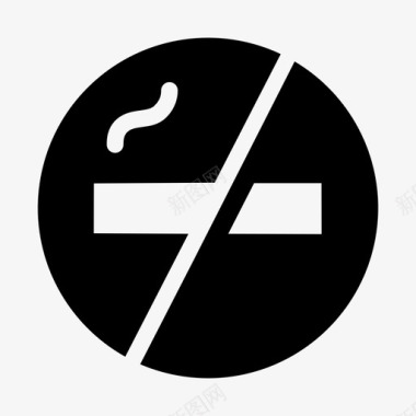 禁烟区图标图标