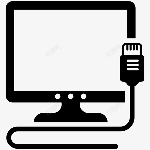 局域网计算机以太网图标svg_新图网 https://ixintu.com 以太网 以太网连接 局域网 网线 网络托管字形概念图标 计算机
