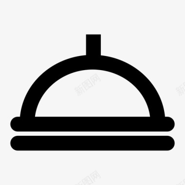 食物cloche图标图标