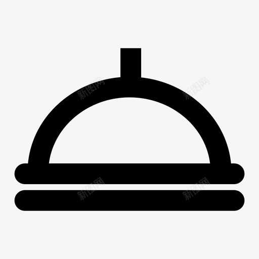 食物cloche图标svg_新图网 https://ixintu.com cloche 食物