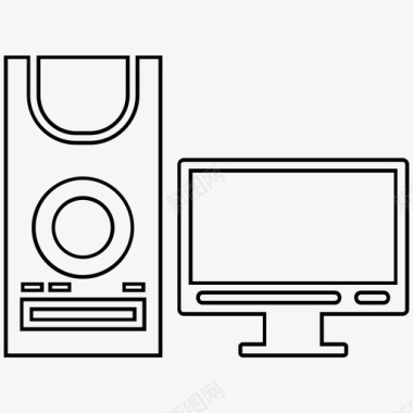 计算机计算机硬件办公室图标图标