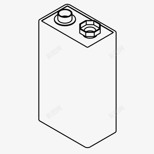9v电池充电电力图标svg_新图网 https://ixintu.com 9v电池 充电 电力 电池 电源 能源 能源供应