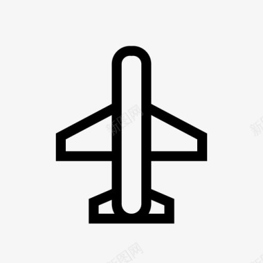 飞机航空平原图标图标