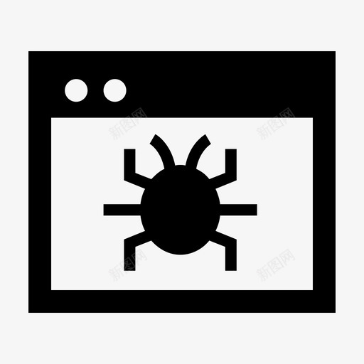 bug网站域托管图标svg_新图网 https://ixintu.com bug网站 域 托管 服务器