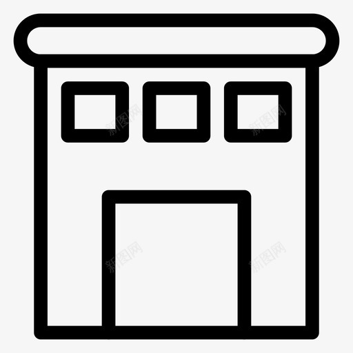 办公室建筑房地产图标svg_新图网 https://ixintu.com 办公室 建筑 房地产 房地产实线图标 酒店