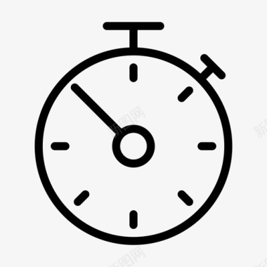 秒表截止日期时间图标图标