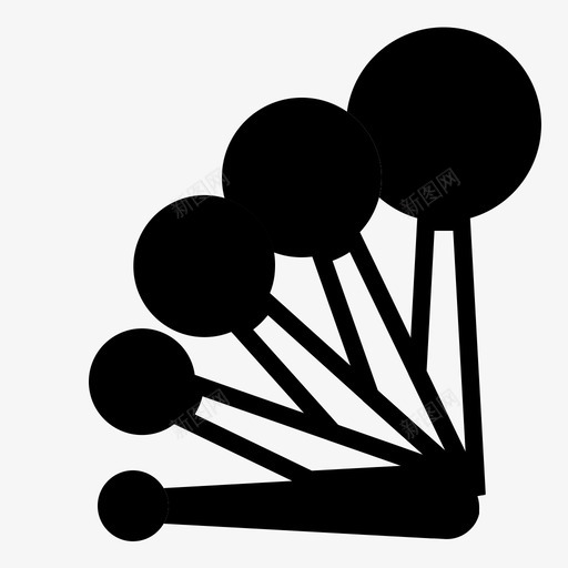量匙炊具配料图标svg_新图网 https://ixintu.com 咖啡厅 比例 混合 炊具 配料 量匙