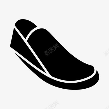 船鞋鞋便鞋图标图标
