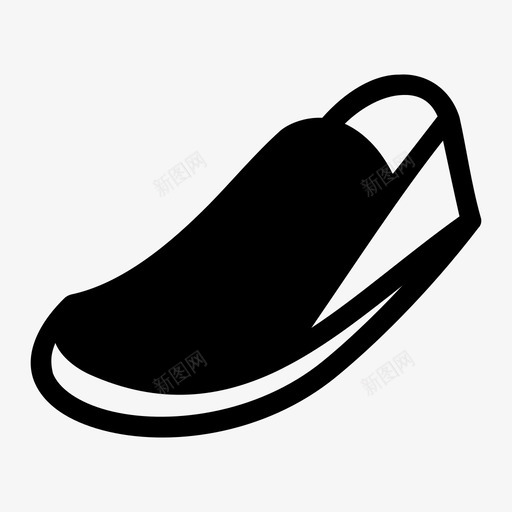 鞋便鞋款式图标svg_新图网 https://ixintu.com 便鞋 款式 鞋