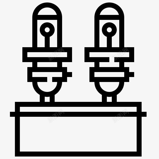 灯机械修理图标svg_新图网 https://ixintu.com 修理 机械 灯