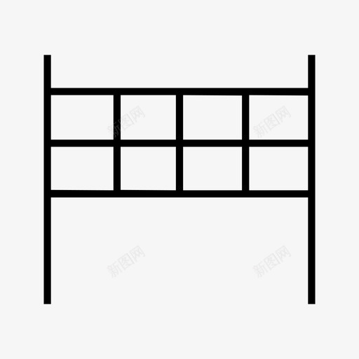 排球网比赛图标svg_新图网 https://ixintu.com 排球网 比赛